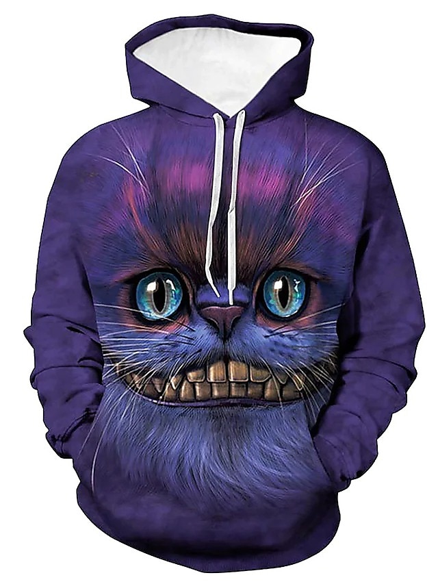 Wishine sudaderas con capucha unisex impresión digital 3d película de terror payaso sudadera pulóver top negro xl tops de calavera 2025 - $29.99 –P1
