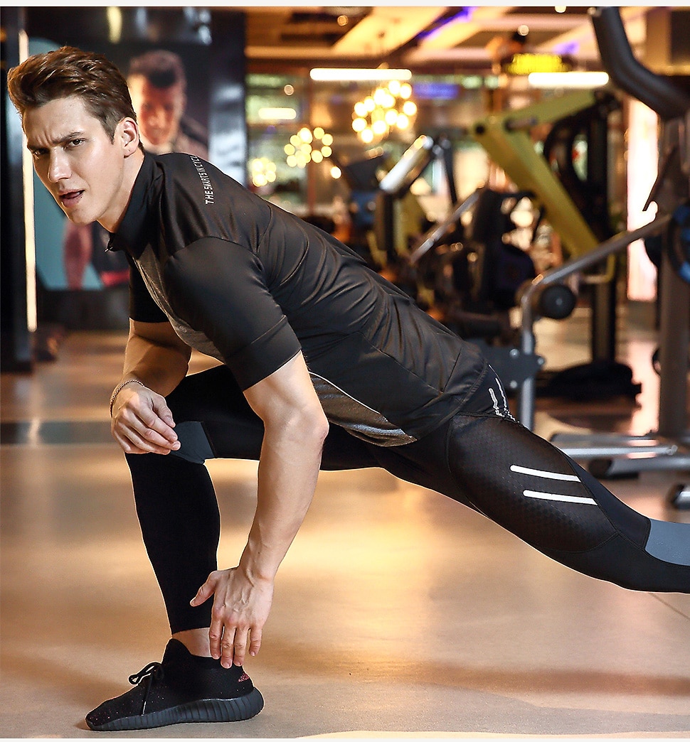 TRYSIL Men's Cycling Tights Bike Pants / Trousers Padded Shorts / Chamois Mountain Bike MTB Road Bike Cycling Sports Moisture Permeability Stretch Lightweight Back Pocket Navy Black Spandex Clothing 2026 - $34.99 –P16