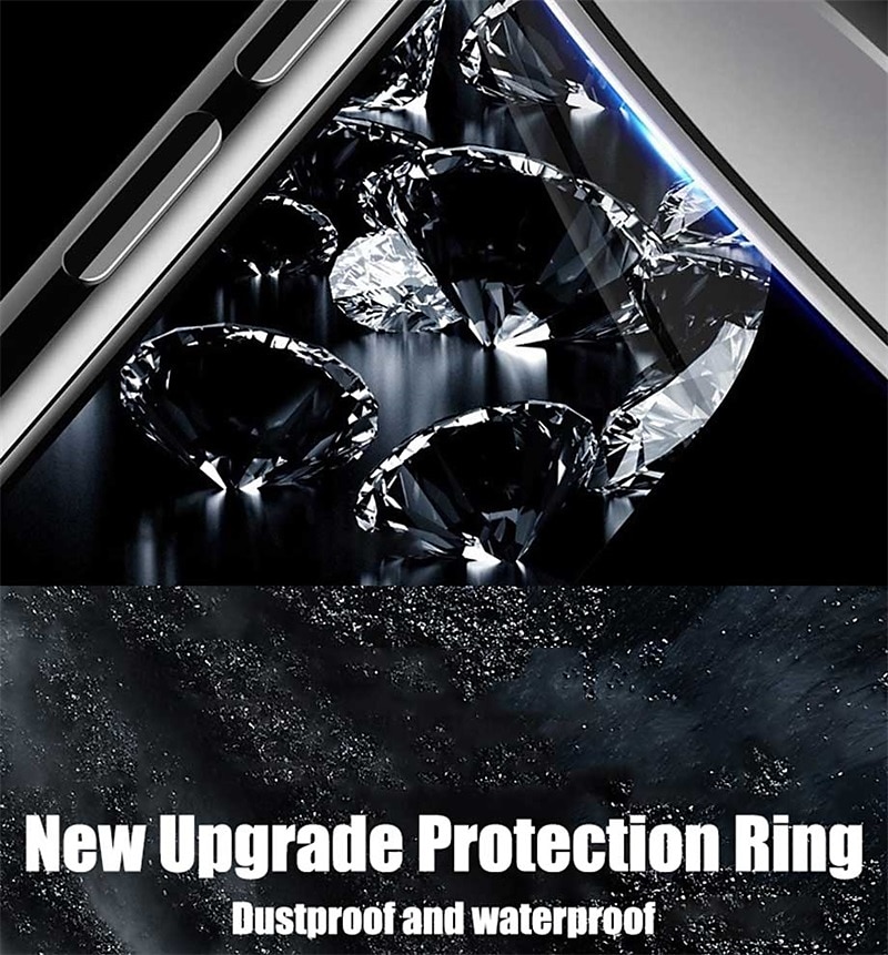 [4 пакета] Защитная пленка Назначение Samsung S24 Ultra Plus S23 S22 S21 S20 Plus Ultra S10 S10 Plus Note 20 Ultra 10 Plus Гидрогель ТПУ Уровень защиты 9H Самозаживление Против отпечатков пальцев HD 2025 - $12.99 –P6