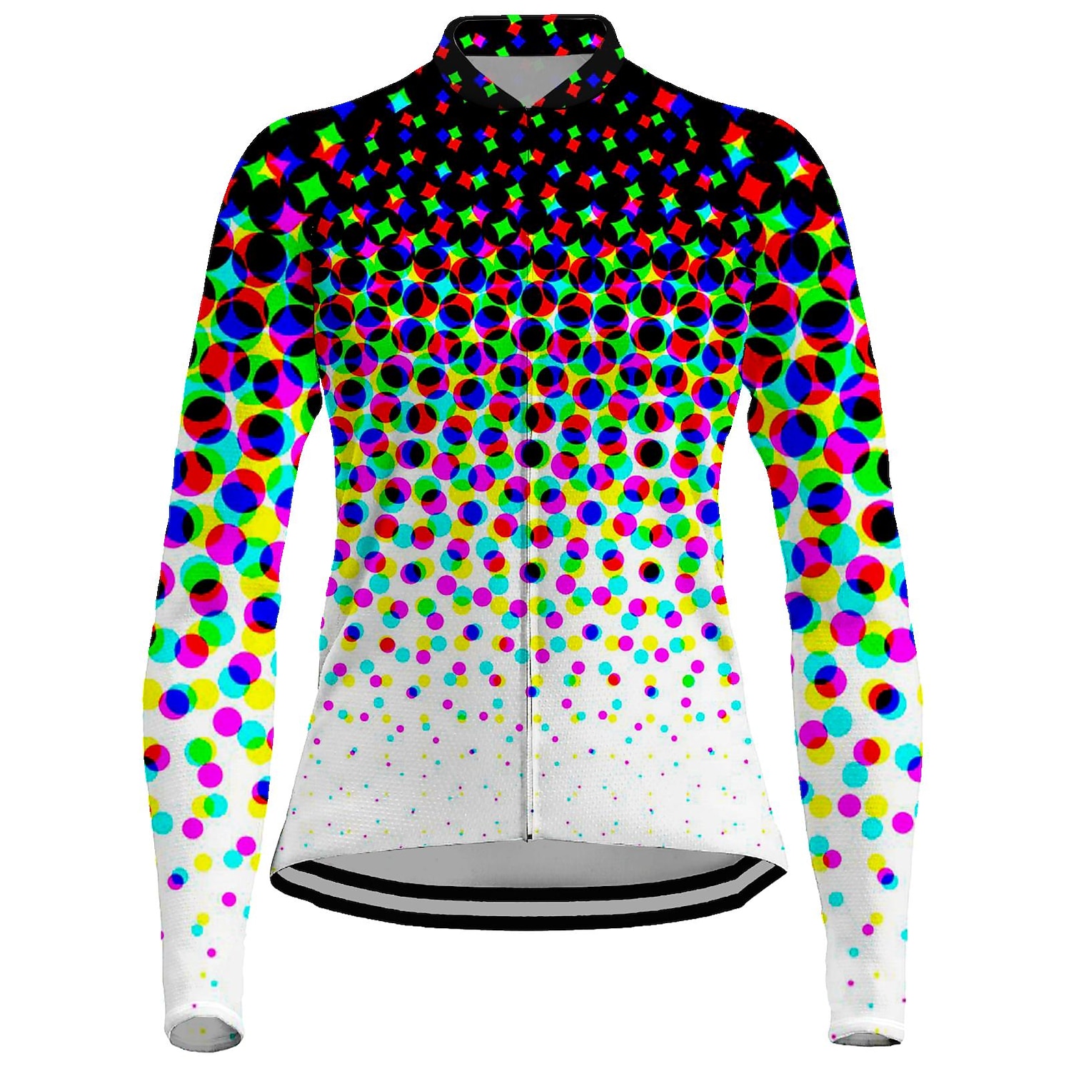 Mulheres Camisa para Ciclismo Poá Manga Longa Moto Camisa / Roupas Para Esporte Blusas com 3 bolsos traseiros Ciclismo de Montanha Ciclismo de Estrada Secagem Rápida Tiras Refletoras Bolso Traseiro de 2026 por $34.99 –P9