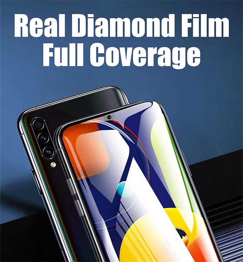 [4 пакета] Защитная пленка Назначение Samsung S24 Ultra Plus S23 S22 S21 S20 Plus Ultra S10 S10 Plus Note 20 Ultra 10 Plus Гидрогель ТПУ Уровень защиты 9H Самозаживление Против отпечатков пальцев HD 2025 - $12.99 –P1