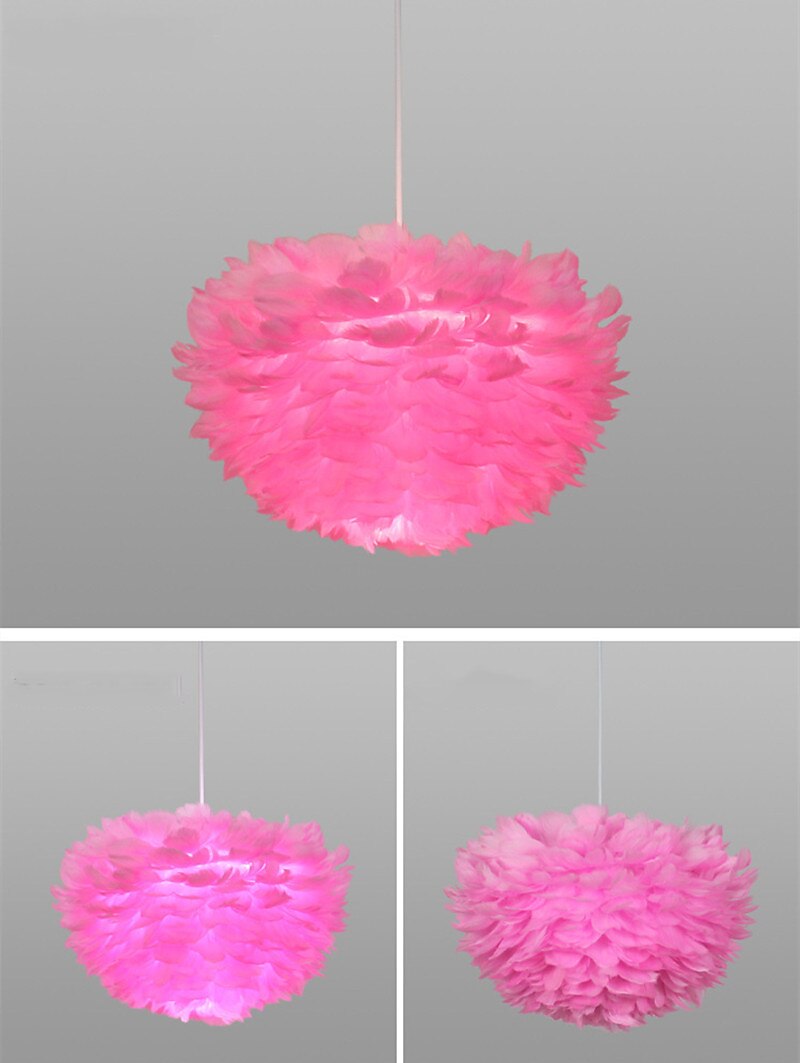 lampada a sospensione a led in piuma di struzzo camera da letto cavo regolabile 3000-6000k lampadario in piuma da 30 cm romantico decorativo appeso a soffitto apparecchio per camera da letto per ragazze del 2025 a $135.99 –P8