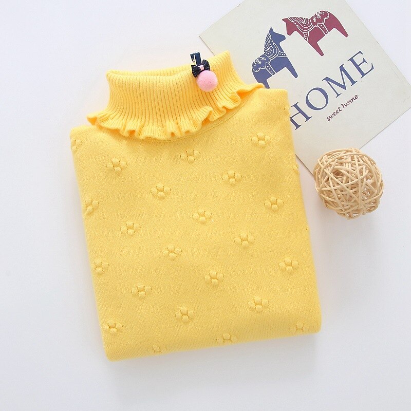 Toddler Girls' Sweater Solid Color School Long Sleeve Active 7-13 Years Fall Black White Yellow 2025 - $17.99 –P9