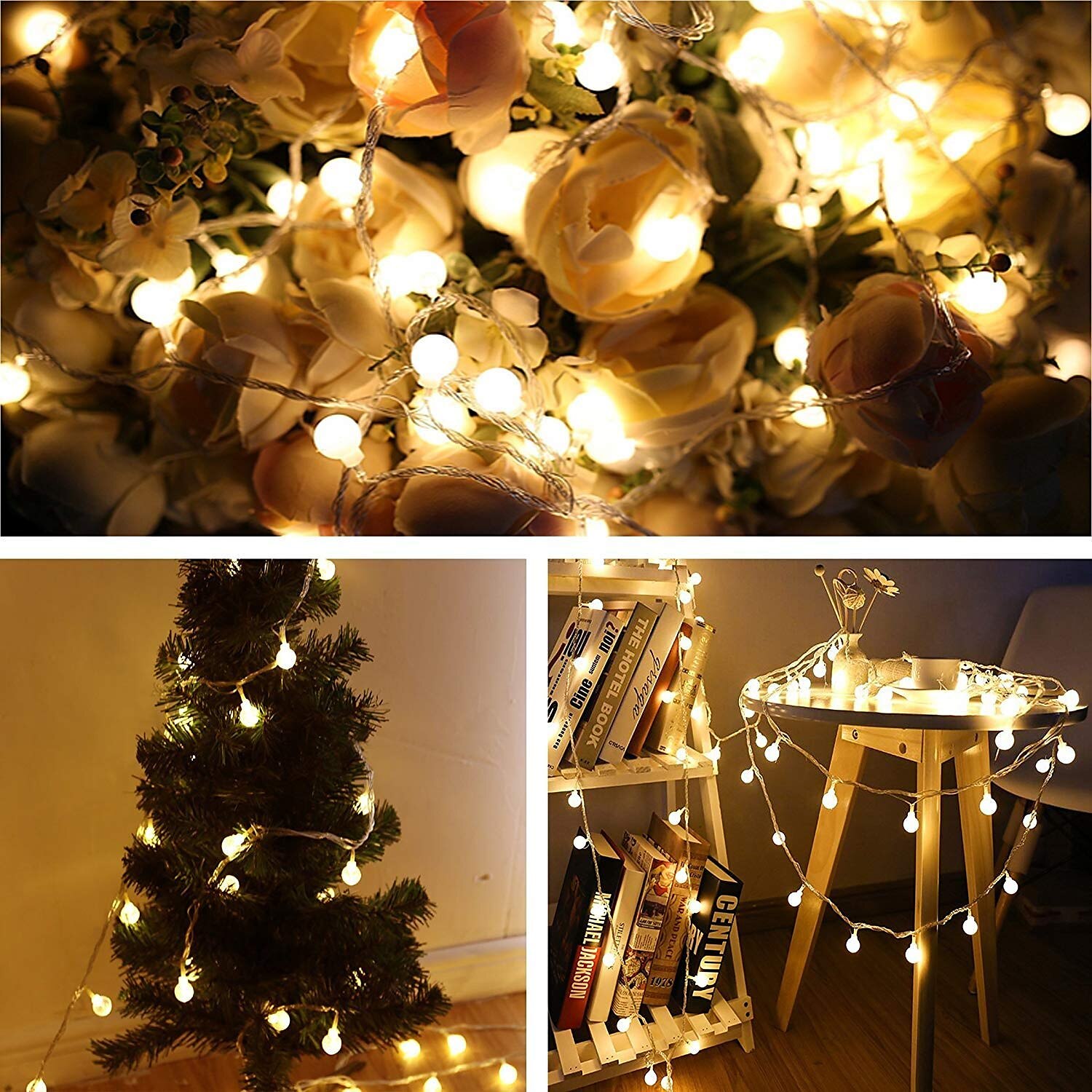 Mini Globe String Lights Solar LED Fairy String Lights Waterproof 12M 7M 6.5M 8 Modes Lighting Outdoor Garden Decoration Light Christmas Tree Hanging Lights Balcony Yard Wedding Party Holiday Decor 2025 - $8.99 –P17