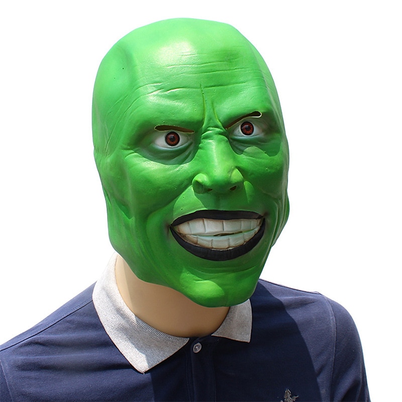 jekyll i forkledning jim carrey maske halloween latex cosplay jul jekyll performance dansefest maske 2025 - $31.99 –P3