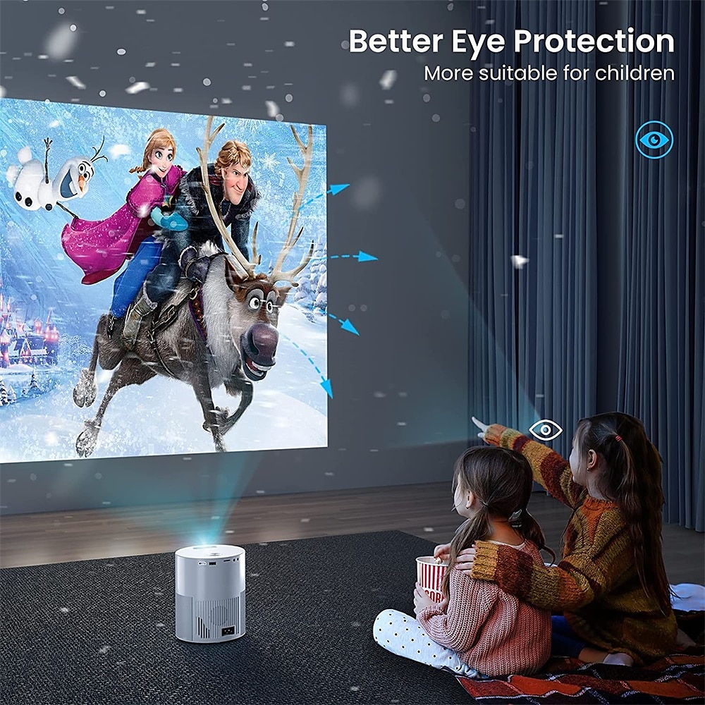 Salange мини-проектор full hd 1080p p40 led projetor 4k видео bluetooth beamer 5000 люмен android проекторы умный домашний кинотеатр 2025 - $232.79 –P7