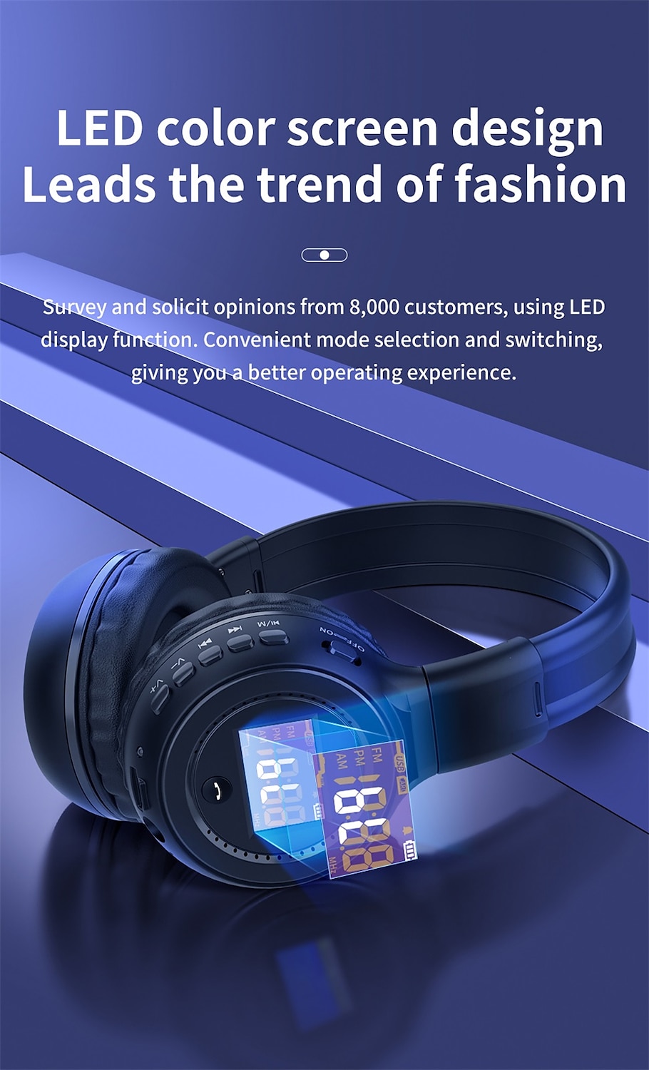 2025年 Zealot B570 ワイヤレスヘッドフォン FMラジオ オーバーイヤー Bluetoothステレオイヤフォンヘッドセット コンピュータ用電話TFカードAUXサポート  コレクション – $29.99 –P4