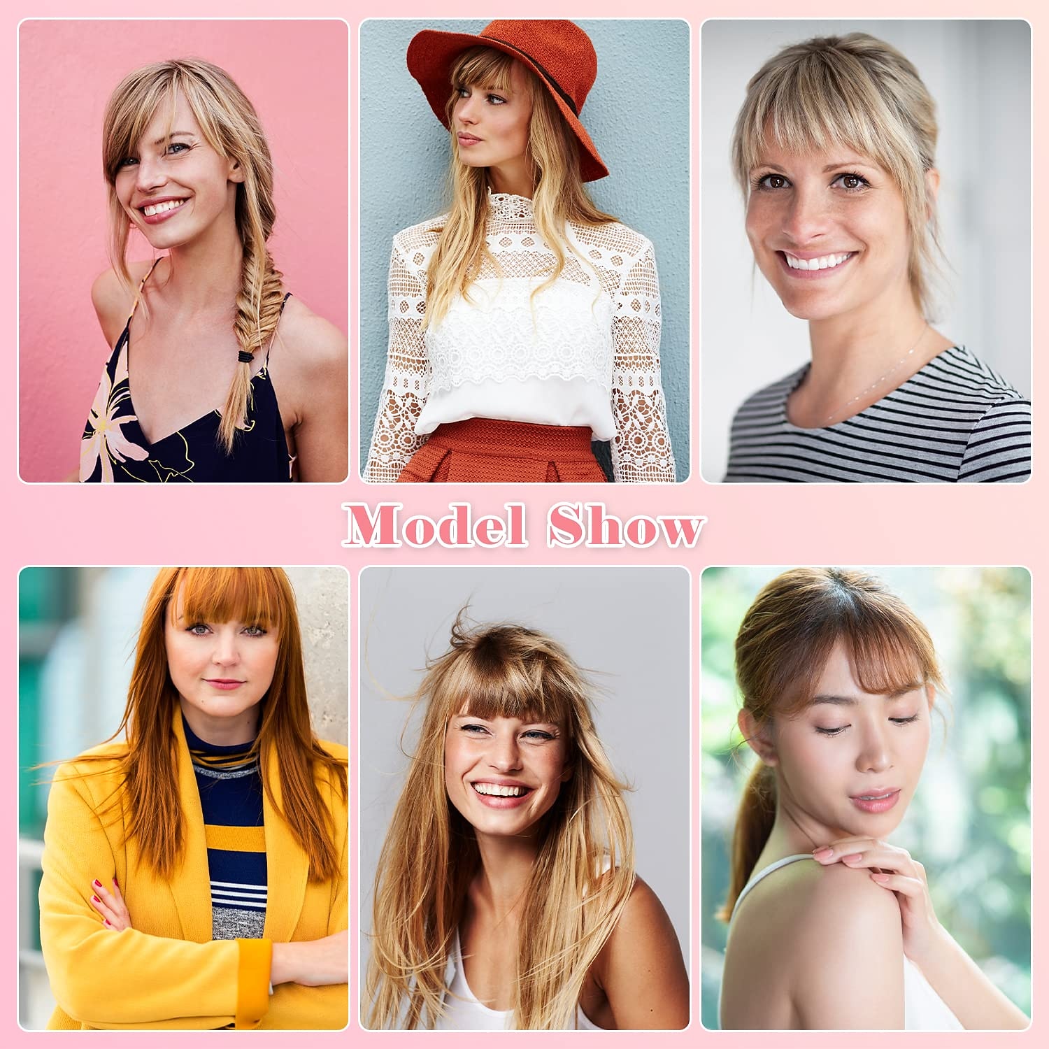 1PC Women's Girls' Wigs Natural Fringe Front Neat Straight Temple True Hair Clip Slender Straight Air Extension Bangs the Everyday Top Hair Accessory for Women with Thin Hair Natural 2026 - $6.99 –P12