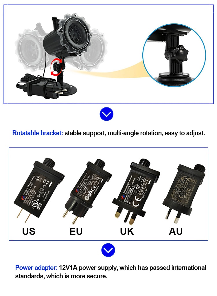 Christmas Projector Waterproof Remote Control 16 Patterns High-definition Projection Effects Indoor and Outdoor Festival Garden Decorative Lights Low Voltage Safety 2025 - $32.99 –P13