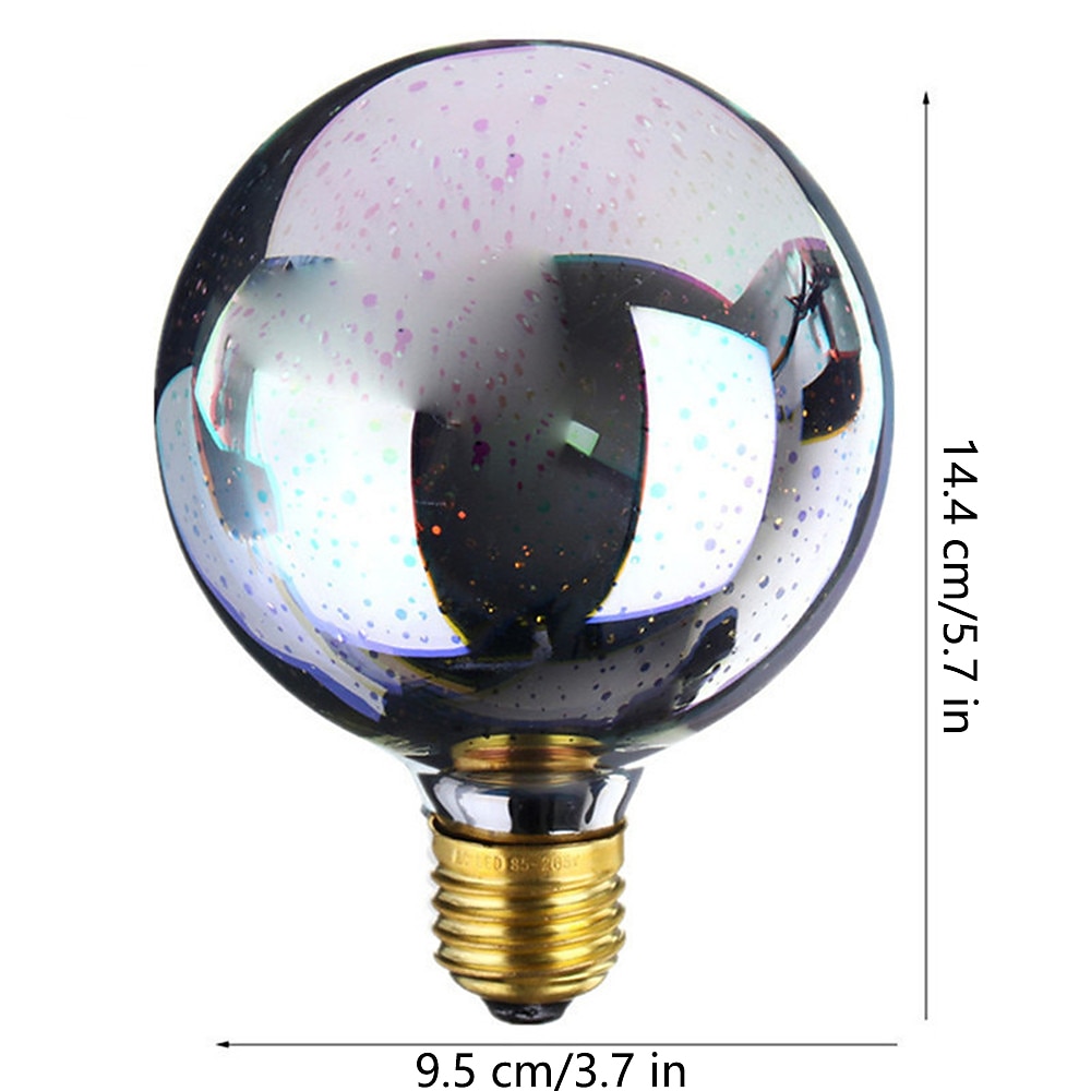 vánoční 3d ohňostroj žárovky dekorace led žárovka e27 5w 85-265v vintage retro edison žárovka hvězda ohňostroj lampa dovolená noční světlo novinka vánoce 2026 - $6.99 –P2