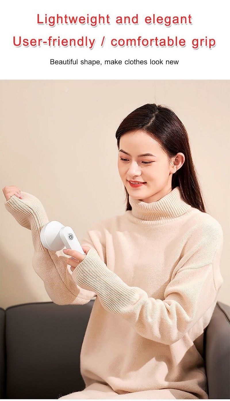 Electric Lint Remover Rechargeable 2-in-1 Lint Shaver USB Charge Portable Lint Remover Fabric Lint Shaver for Clothes Bedding Carpet 2025 - GBP £13 –P4