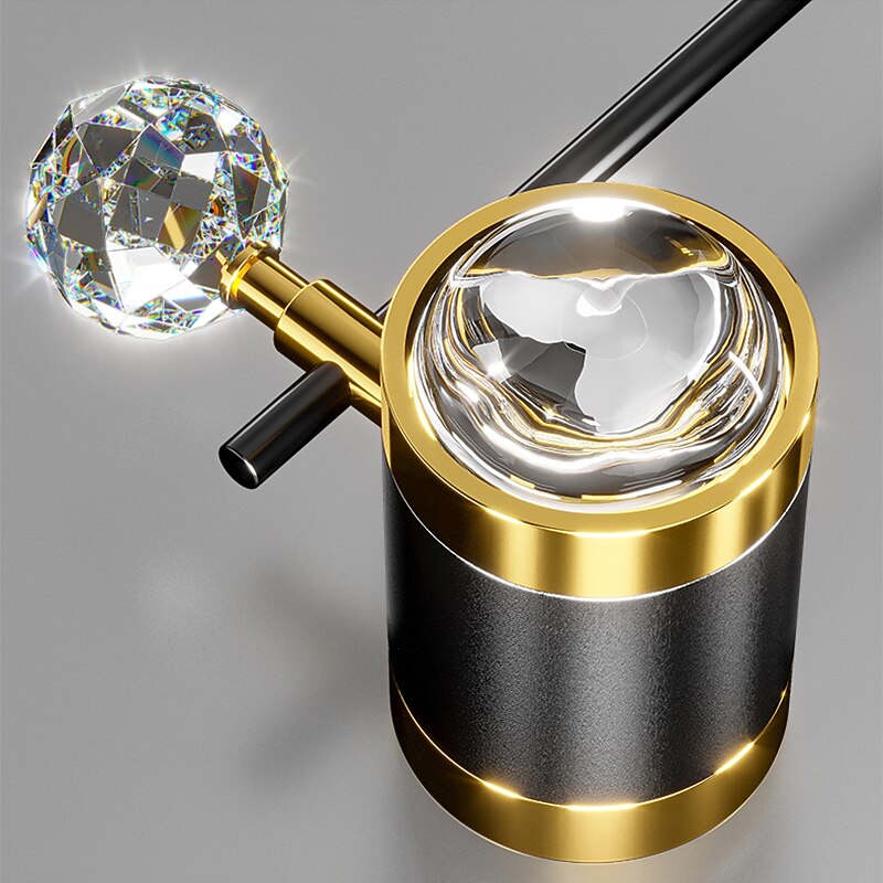 lampada a sospensione a led dimmerabile, lampadario sputnik moderno cerchio a 12 luci paralume in acrilico lampada da soffitto in metallo vintage con finitura cromata per isola cucina sala da pranzo del 2025 a $699.99 –P10