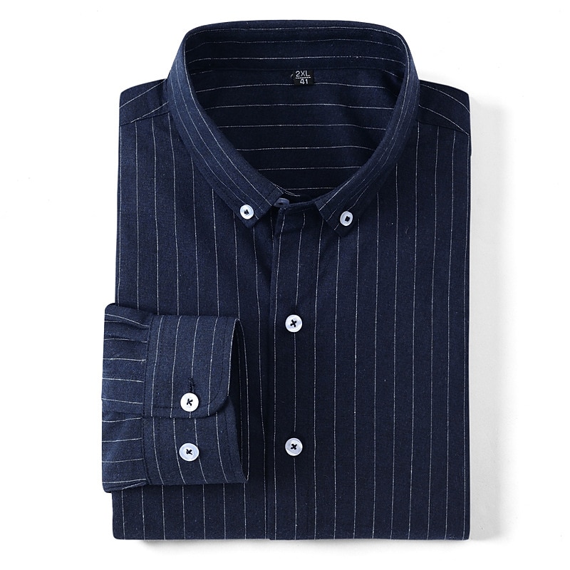 Men's Dress Shirt Plaid Shirt Collared Shirt Button Up Shirt Tartan Wedding Outdoor Blue-Green Yellow Navy Blue Beige Long Sleeve Turndown Fall Winter Clothing Apparel 2025 - $24.99 –P5