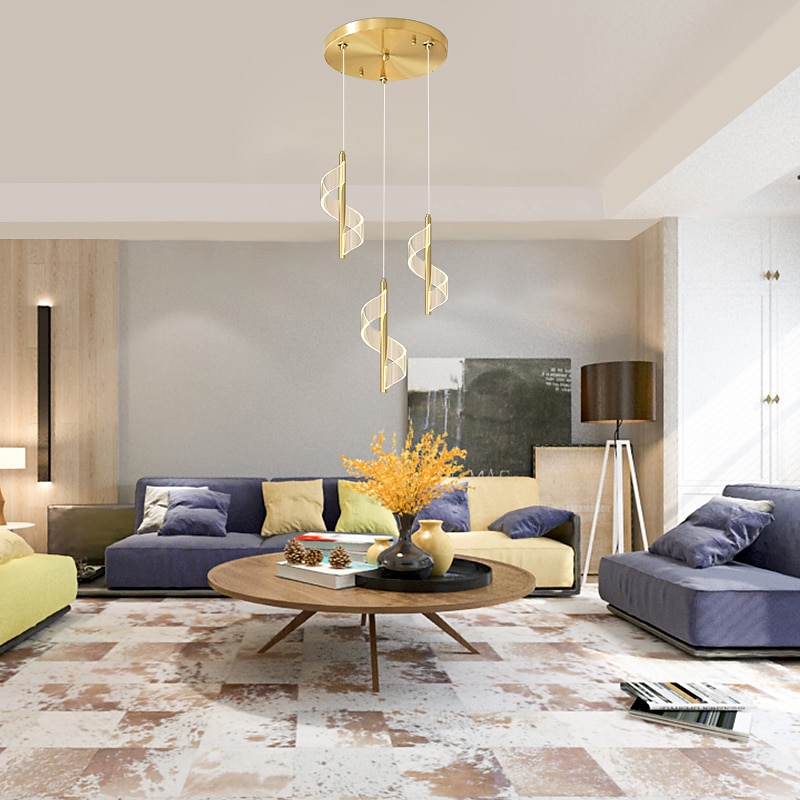 lampada a sospensione a led foglia d'acero, moderna lampada da soffitto a sospensione minimalista, lampada a sospensione a sospensione lunga da parete per soggiorno tv sfondo creativo, lampada a del 2025 a $299.99 –P4