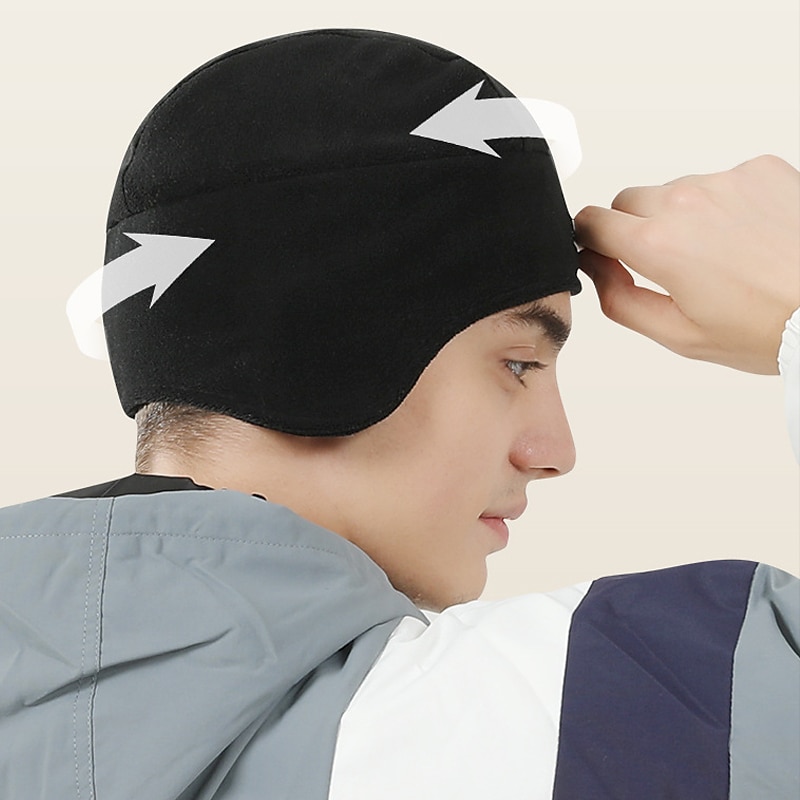 REXCHI Cycling Cap  Bike Cap Skull Caps Cap Helmet Liner Stripes Warm Cycling Breathable Soft Stretchy Bike / Cycling Black Dark Grey Grey Fleece Winter for Men's Unisex Adults' Mountain Bike / MTB 2025 - $8.49 –P1