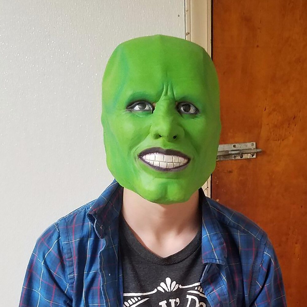 jekyll i forkledning jim carrey maske halloween latex cosplay jul jekyll performance dansefest maske 2025 - $31.99 –P11