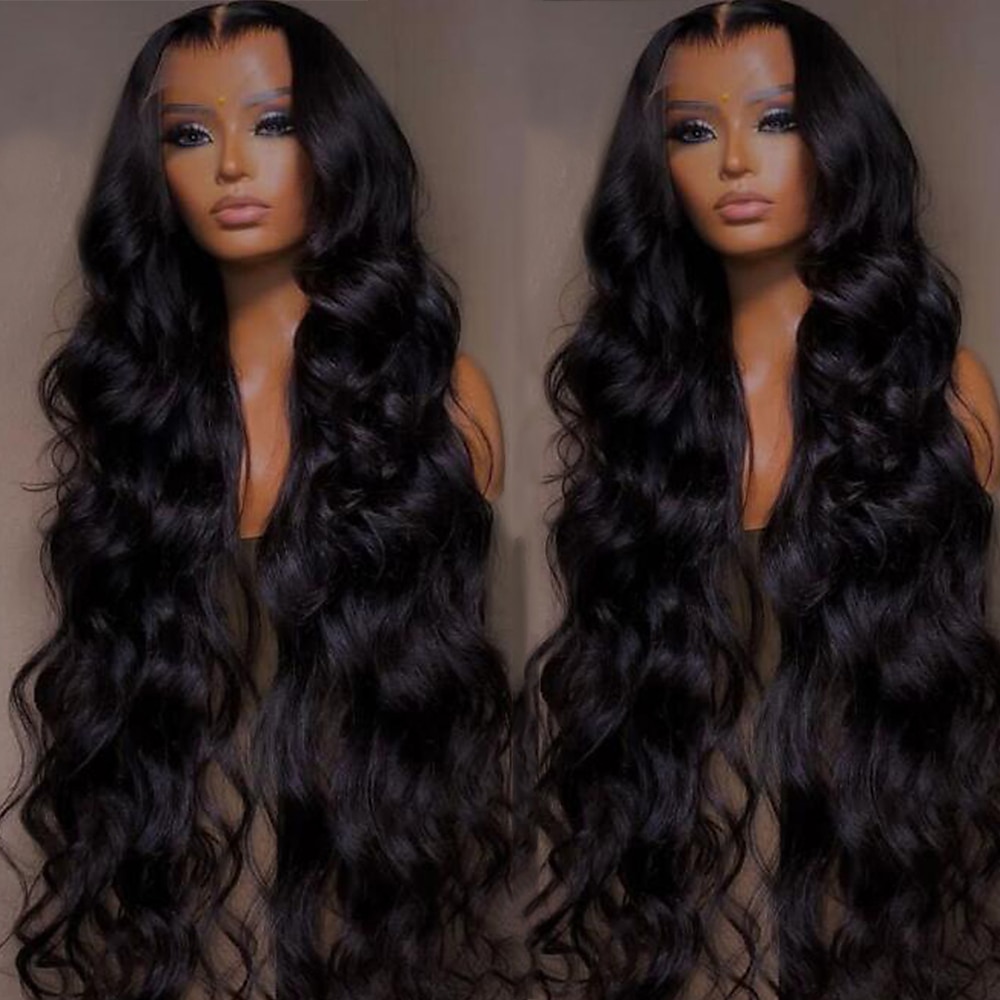 Wholesale 100% Raw Virgin Wavy Human Hair Wig 13x4 Glueless Lace Front Wigs with Baby Hair Pre plucked Full Transparent Lace Wig 2025 - $216.69 –P1