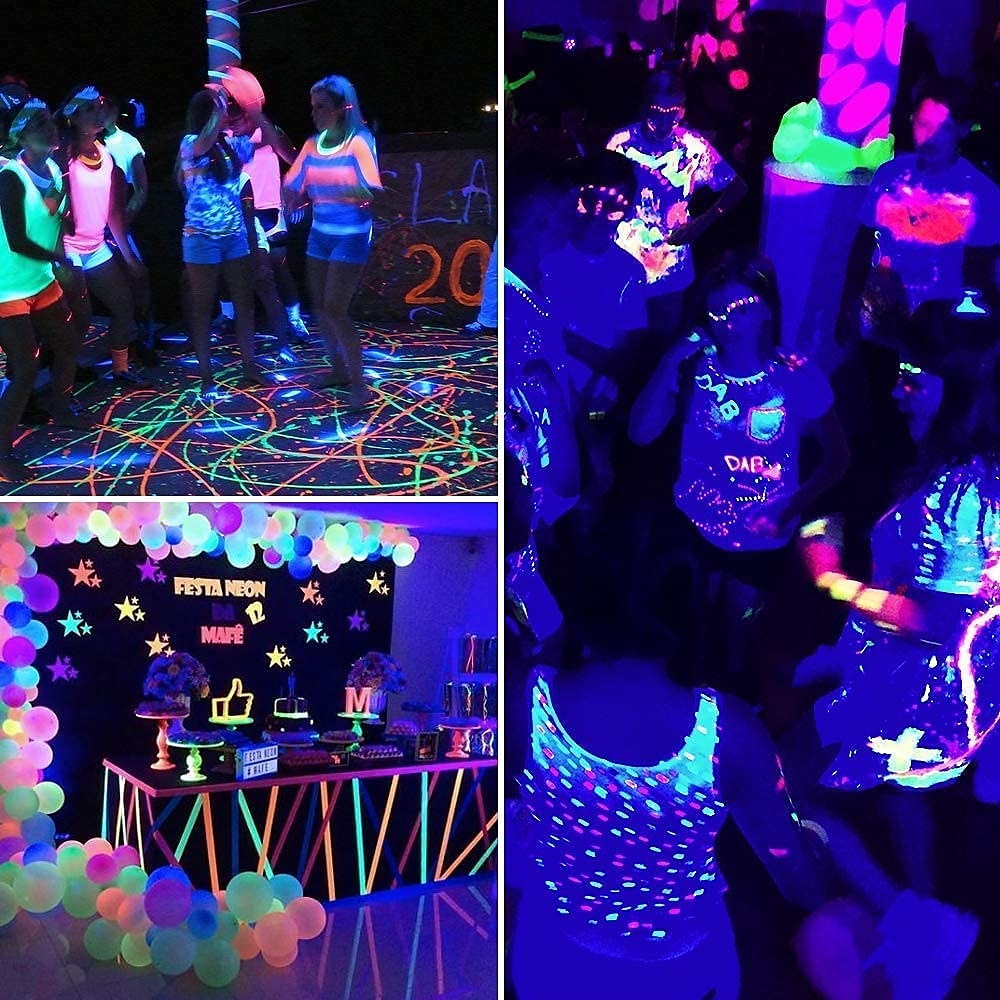 2 peças 1 peça led preto uv halloween roxo lâmpada 9.5w substituição de lâmpada preta até 100w luz preta nível uva 385-400nm a19 atmosfera assustadora de halloween de 2025 por $10.99 –P5