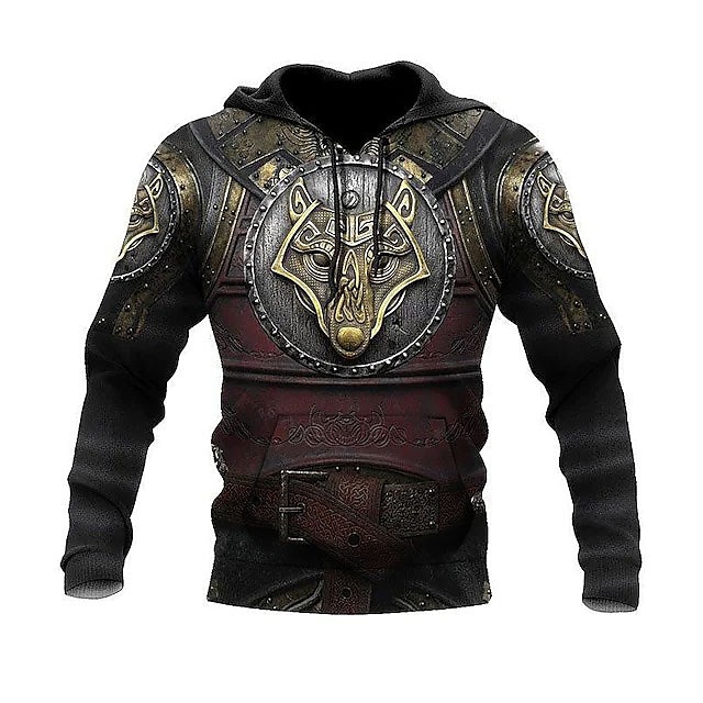 Homens Lobo Estampas Abstratas Moletom Moletons Moletom com capuz Manga Longa Moletom com capuz Com Capuz Roupa de rua Impressão 3D Diário Esportes Marron Imprimir Primavera & Outono Designer de 2025 por $31.99 –P1