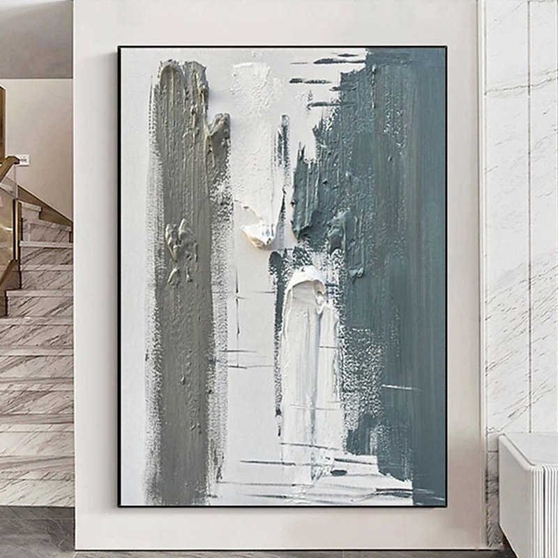 Handgefertigtes Ölgemälde auf Leinwand, Wandkunst, Dekoration, modern, abstrakt, für Wohnkultur, gerollt, rahmenlos, ungedehnt 2026 - $121.99 –P2