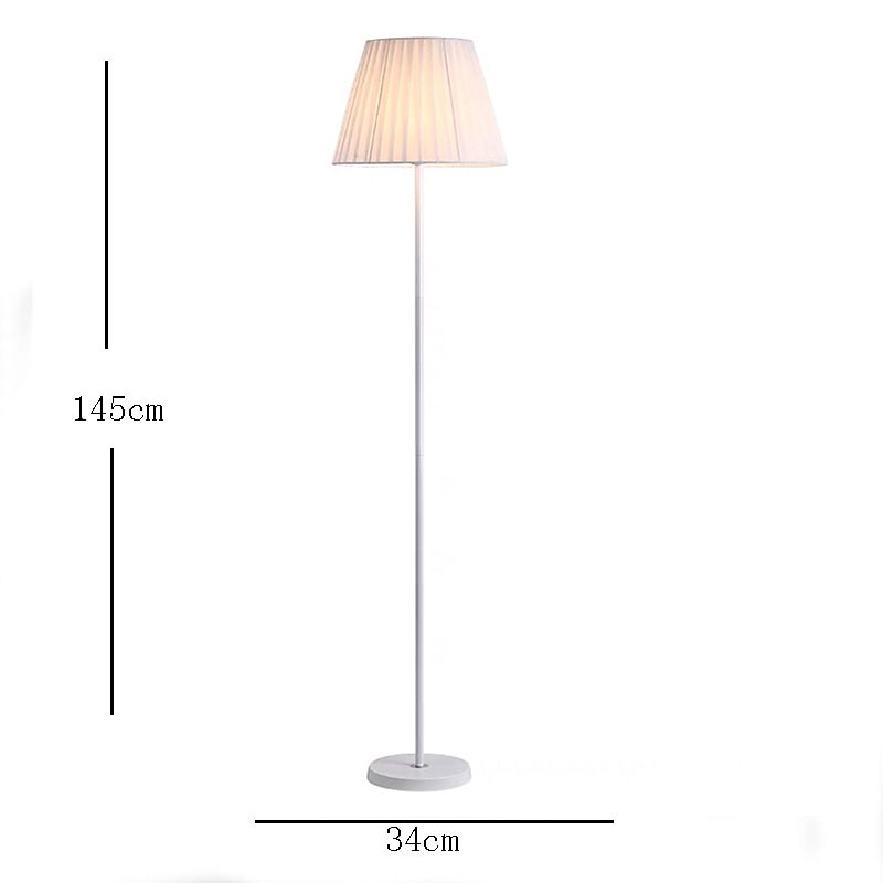 LED Floor Lamp Simple Fabric Bedsides Tall Lamp Living Room Floor Lamps Light Study Room Bedroom Floor Lamps 2025 - $291.99 –P5