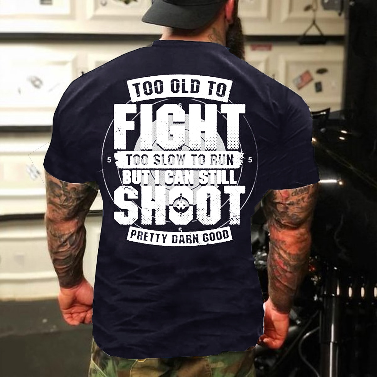 Homens Letra Velho demais para lutar Camiseta Camisetas gráficas 100% Algodão Manga Curta Gráfico Camisa Preto Vinho Vermelho Camiseta confortável Rua Feriado Roupas de estilistas de 2025 por $15.99 –P8