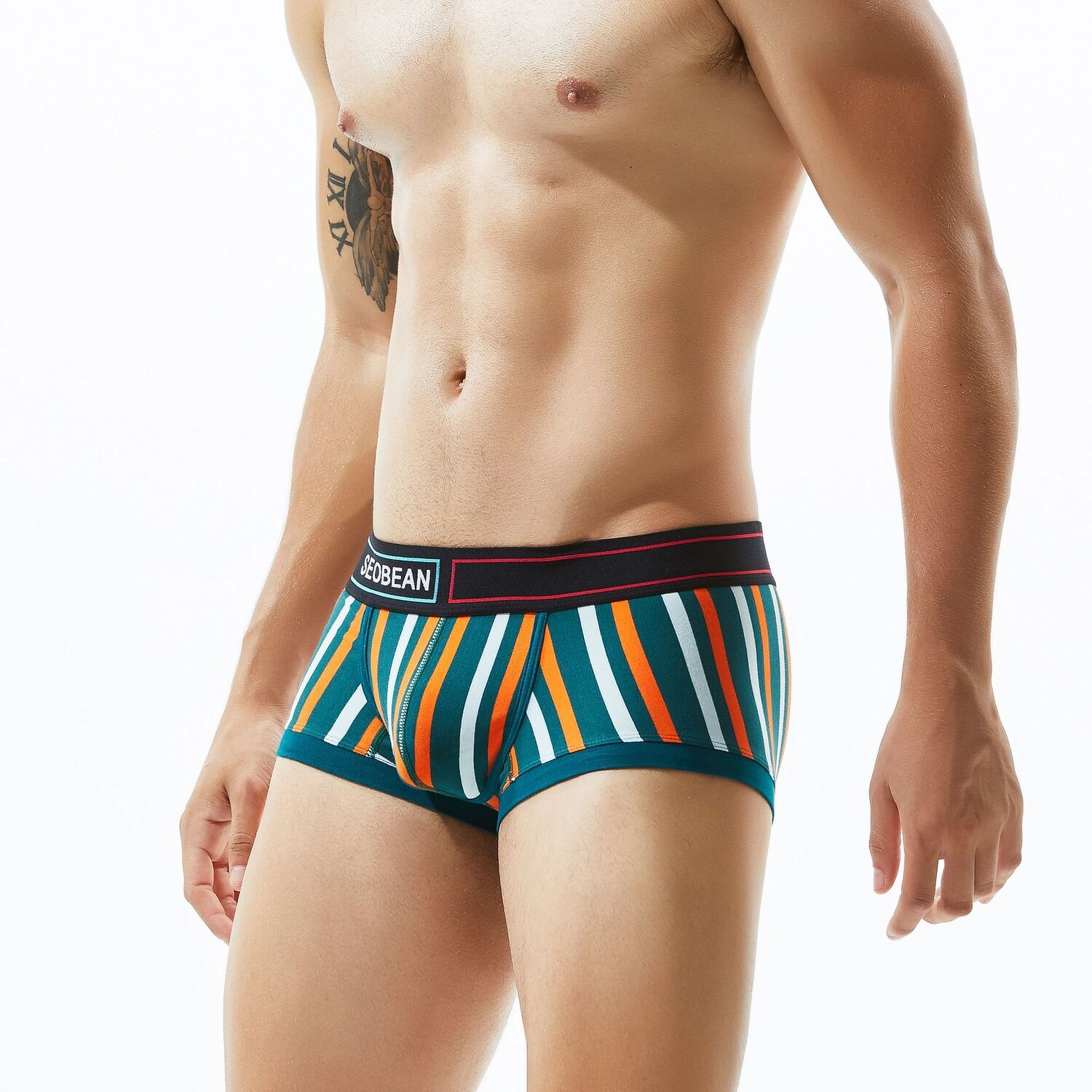 Per uomo 1 PC Boxer Slip Stampa Elastene Misto cotone / sintetico Lavabile Comodo Banda A vita bassa Giallo Azzurro cielo del 2025 a $10.49 –P3