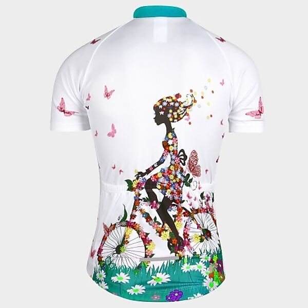 Per donna Maglia da ciclismo Manica corta Autunno Bicicletta Maglietta / Maglia Superiore con 3 tasche posteriori Ciclismo da montagna Cicismo su strada Traspirante Asciugatura rapida Design del 2025 a $28.99 –P19