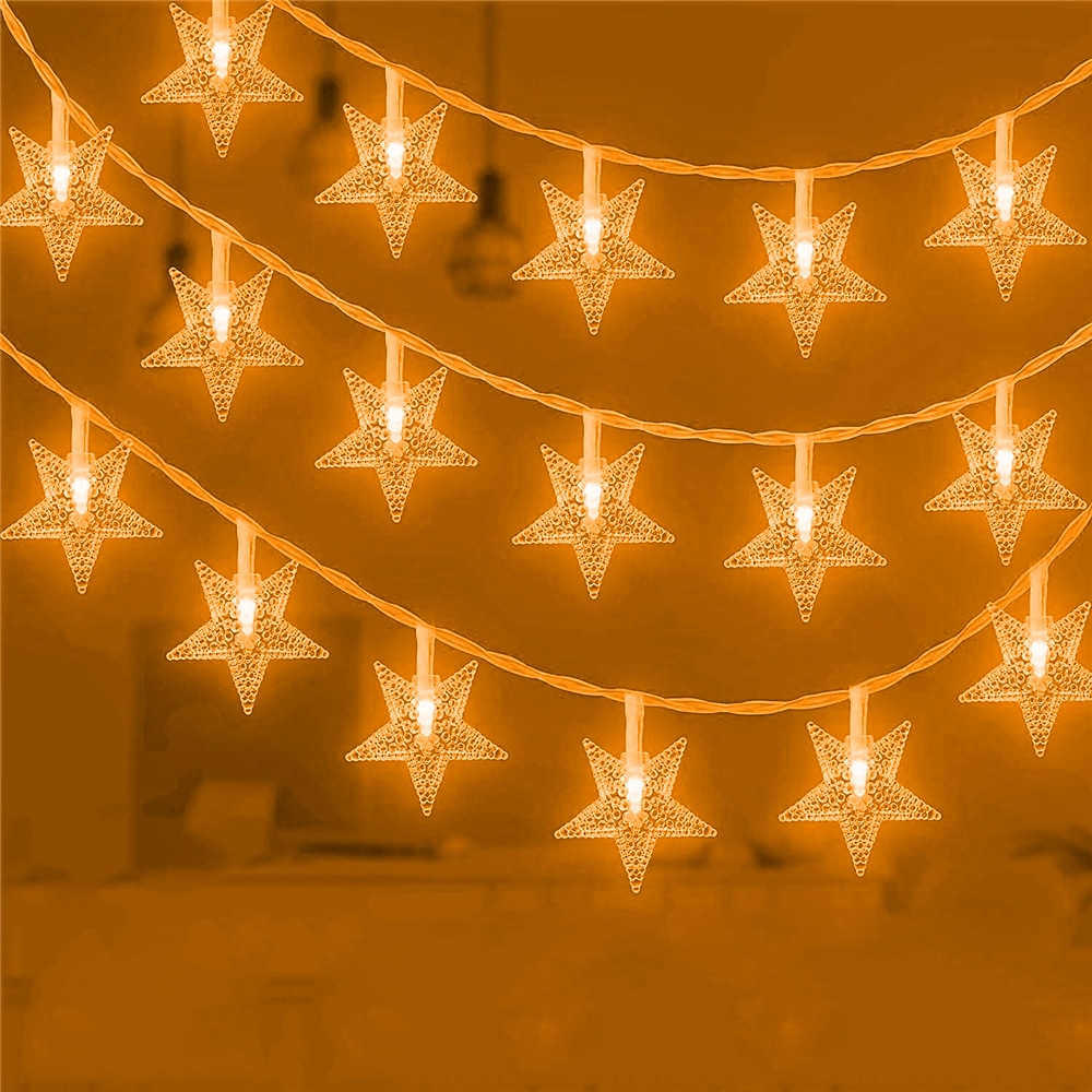 étoiles jeu de lumières lumières de noël décorations 10m usb 16 changement de couleur télécommande vacances lumières partie vacances gradation synchronisation usb alimentation nouvel an lumières de 2025 ? $25.99 –P9
