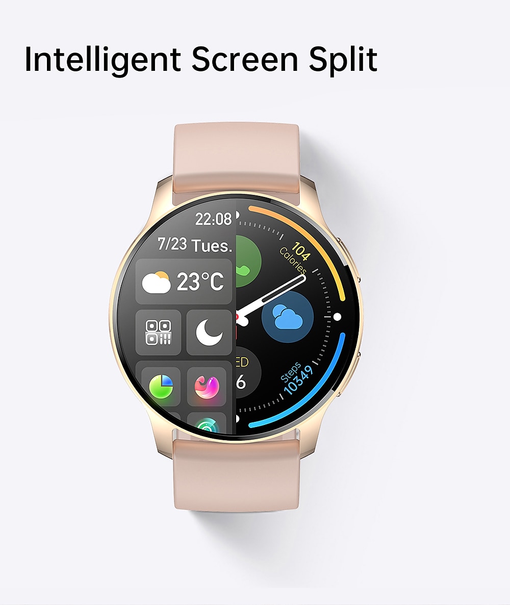 696 i50 Smart Watch 1.32 inch Smartwatch Fitness Running Watch Bluetooth Pedometer Call Reminder Sleep Tracker Compatible with Android iOS Women Hands-Free Calls Message Reminder Custom Watch Face IP 2025 - $56.99 –P14