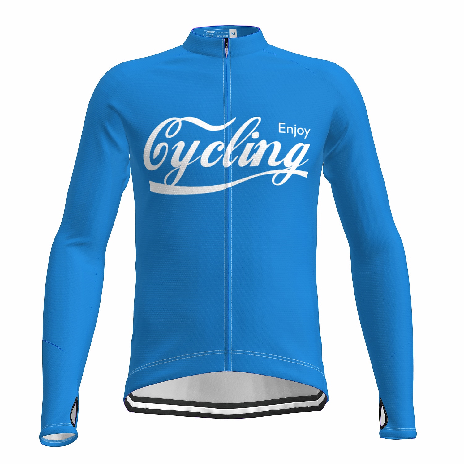 Муж. Велокофты Буквы и цифры Длинный рукав Велоспорт Джерси Верхняя часть с 3 задними карманами Горные велосипеды Шоссейные велосипеды 2025 - $34.99 –P5