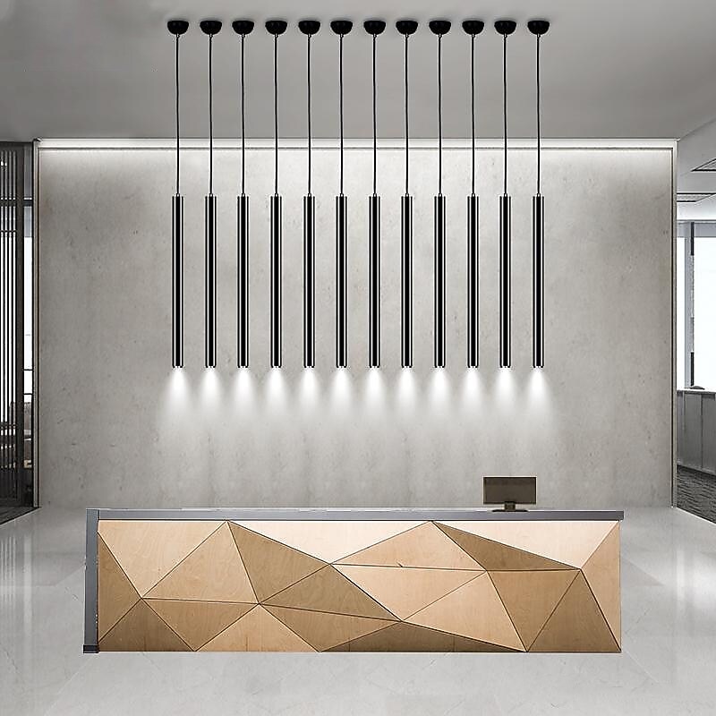 1-light 6 cm LED قلادة ضوء غرفة الطعام اسطوانة معدنية أخرى الحديثة المعاصرة 110-120V / 220-240V 2026 - $53.99 –P1