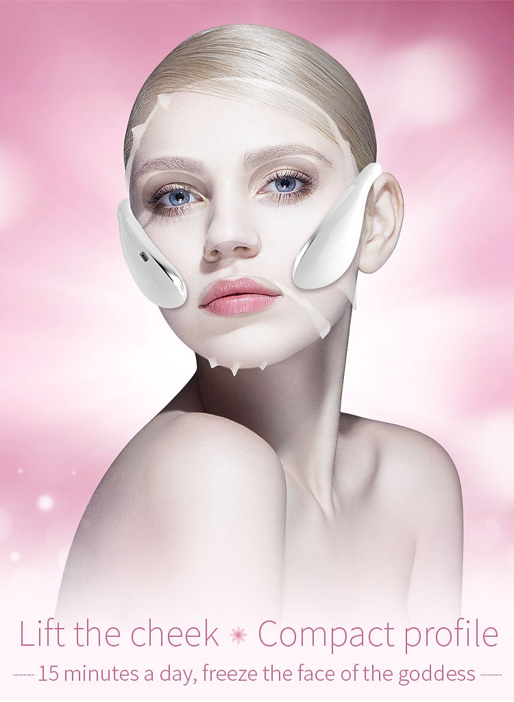 Electric V Face Lifting Double Chin Reducer Lifting Facial Slimming Shaping Microcurrent Led Light Devices Neck Massager Lift 2025 - $61.99 –P1