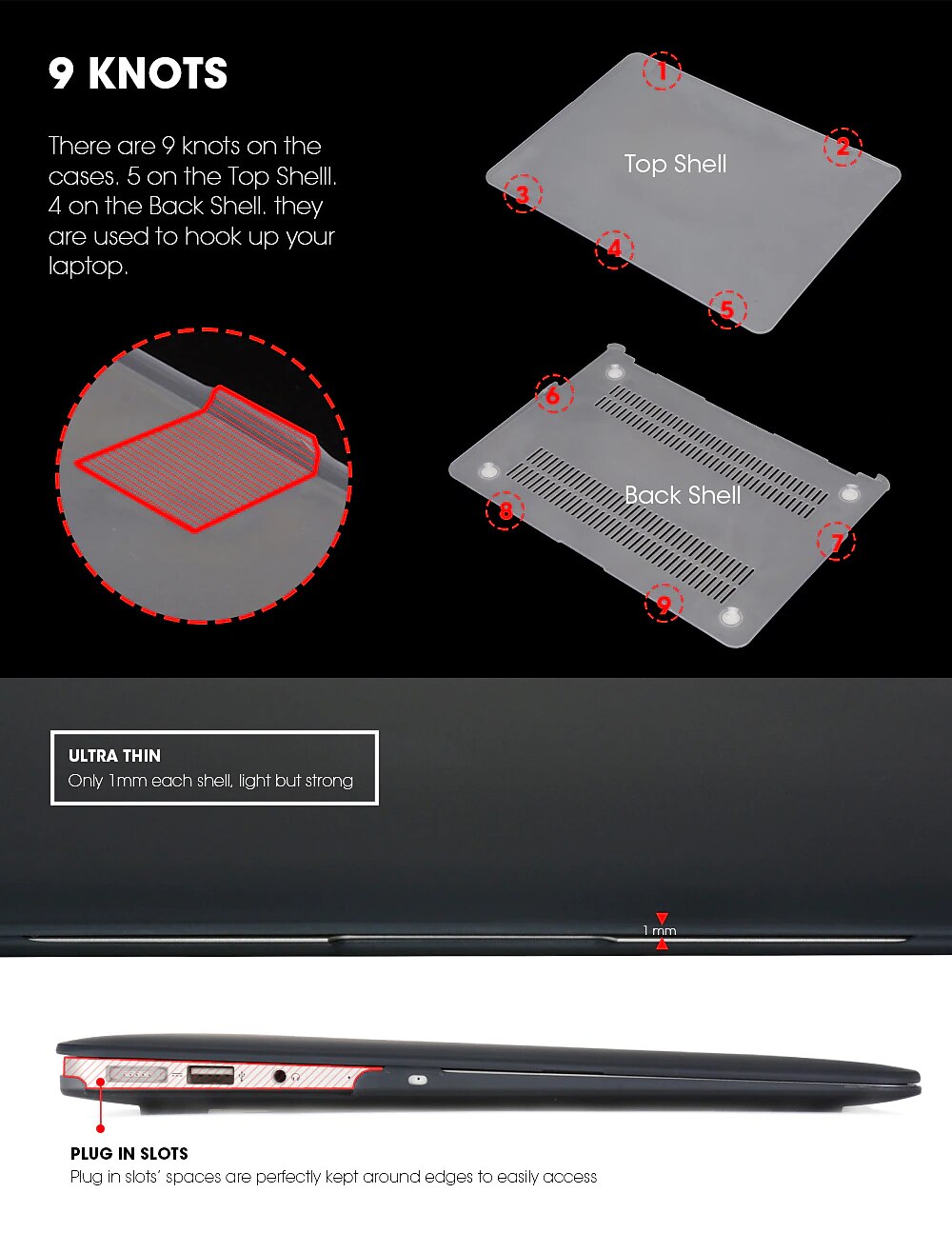 Crystal Laptop Case For Apple Macbook Air Pro Retina 11 12 13 15 16 inch Solid Colored Plastic Hard Clear Laptop Cover Protective Cover 2025 - $14.99 –P14