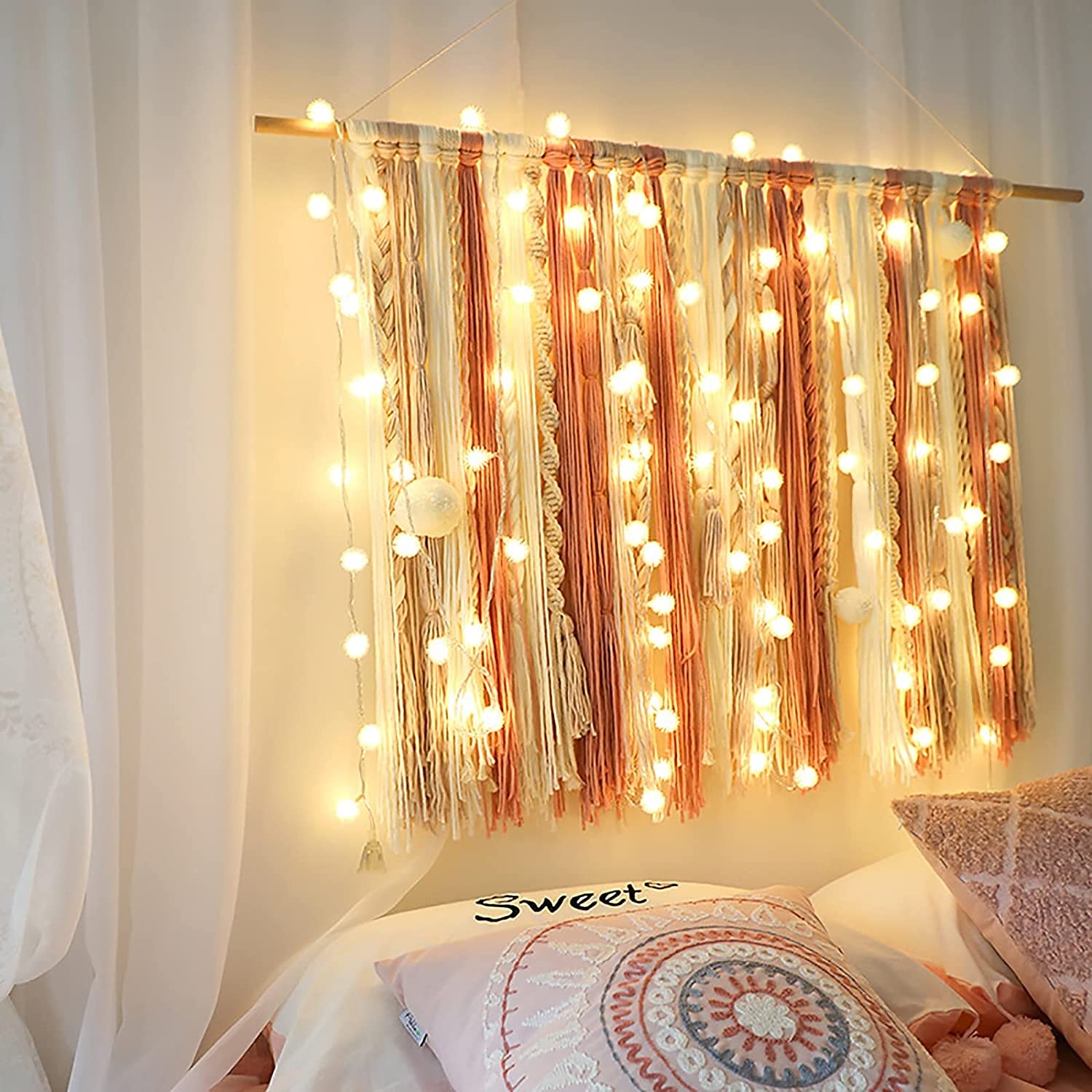 lucciola dente di leone luci della stringa di fata 10m-50m solare e plug-in doppio scopo esterno impermeabile fiori luci della stringa fiori luci della stringa creative luci natalizie festa all'aperto del 2025 a $24.99 –P6