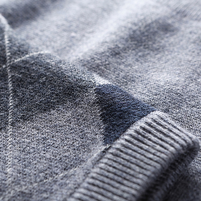 Voor heren Trui Trui vest Herenkleding Truien Stoppen Geribd breien Gebreid Kleurenblok V-hals Modern eigentijds Vrije tijd Werk Alledaagse kleding Kleding Mouwloos Winter Lente & Herfst Kameel Wijn 2025 - $36.99 –P13