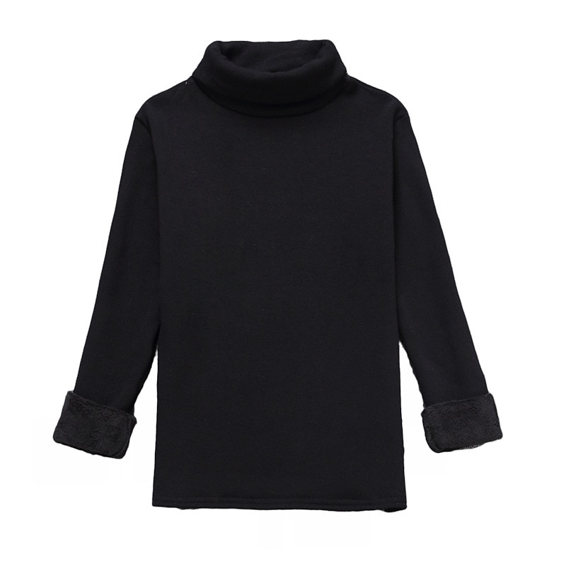 Per donna maglietta Maglieria intima Camicia di fondo Liscio Essenziale Manica lunga A collo alto Collo alto Top regolari Giornaliero Fine settimana Dolcevita bordeaux più velluto felpa nera a collo del 2025 a $15.99 –P6