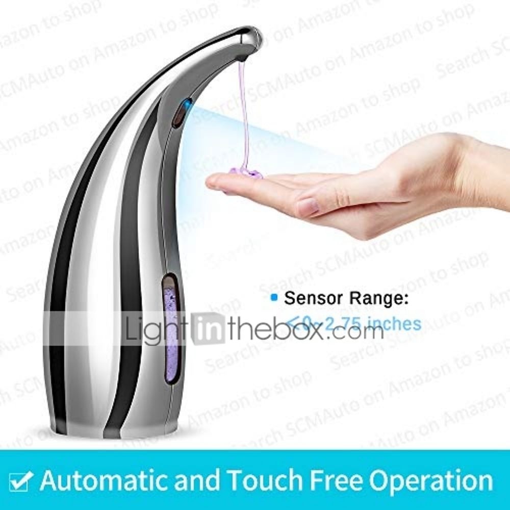Soap Dispenser Touchless, No Touch Automatic Soap Dispenser for Kitchen, Bathroom, Shower (300ml, Silver) 2025 - $52.99 –P7