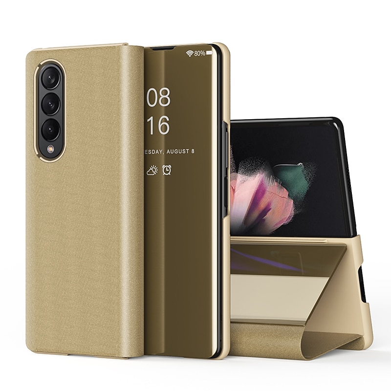 Handy Hülle Handyhüllen Für Samsung Galaxy Z-Falte 6 Z Fold 5 Z Fold 4 Z Fold 3 Klappetui Shutzrahmen Magnetisch Ganzkörperschutz Einfarbig PC Metall 2025 - $27.99 –P3