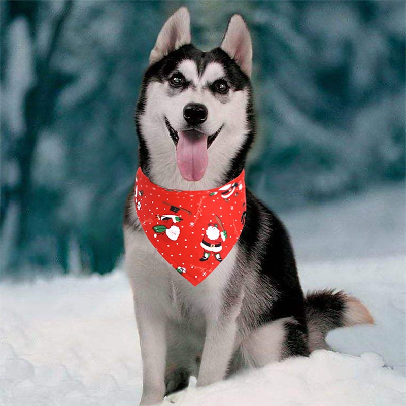 Psy Koty Chustka dla psa Chustka na urodziny dla psa Moda Śłodkie Oddychający Miękka Zmywalny Wygodny Święta Święta Na zewnątrz Codzienne Ochrypły Labrador Border collie Szpic miniaturowy Motyl 2025 - $7.99 –P6