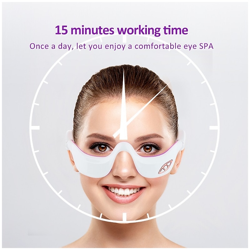 Smart Vibration Micro Current Pulse Infrared Heat Compress Eye Massager Fatigue Relieve Wrinkle Reduction Remove Dark Circle 3D 2025 - $35.99 –P2