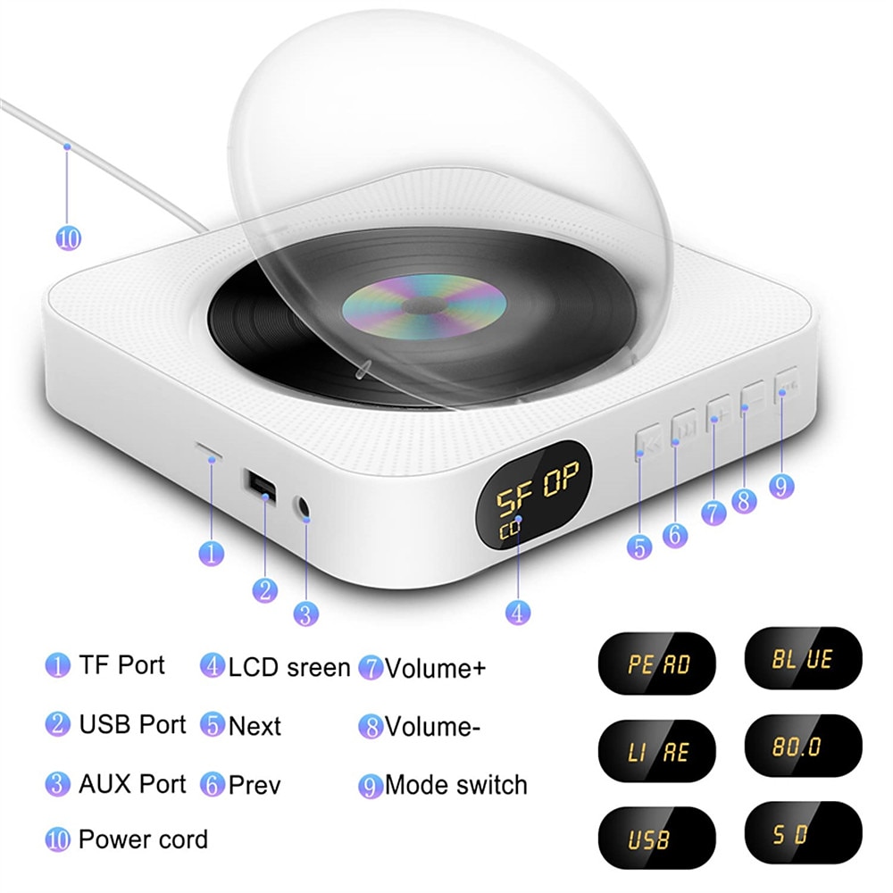 CDBFQ Bluetooth-динамик Bluetooth FM-радио Мини Стереозвук Динамик Назначение Мобильный телефон 2025 - $104.99 –P7