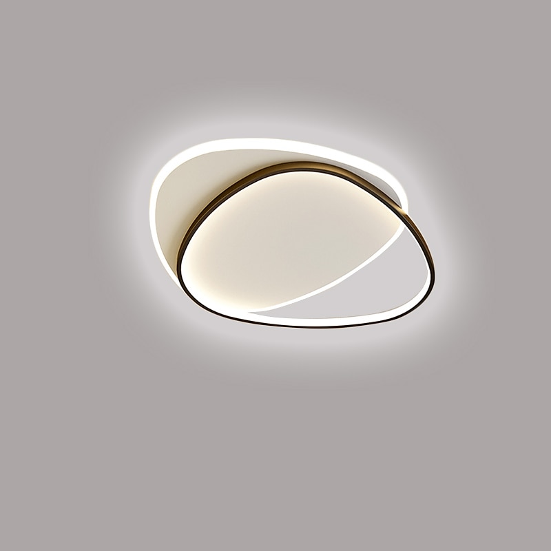 أدى ضوء السقف الأسود جولة ، 19.5 "مصباح السقف عكس الضوء مصباح غرفة المعيشة غرفة نوم المطبخ الحديث الممر 2026 - $198.99 –P2