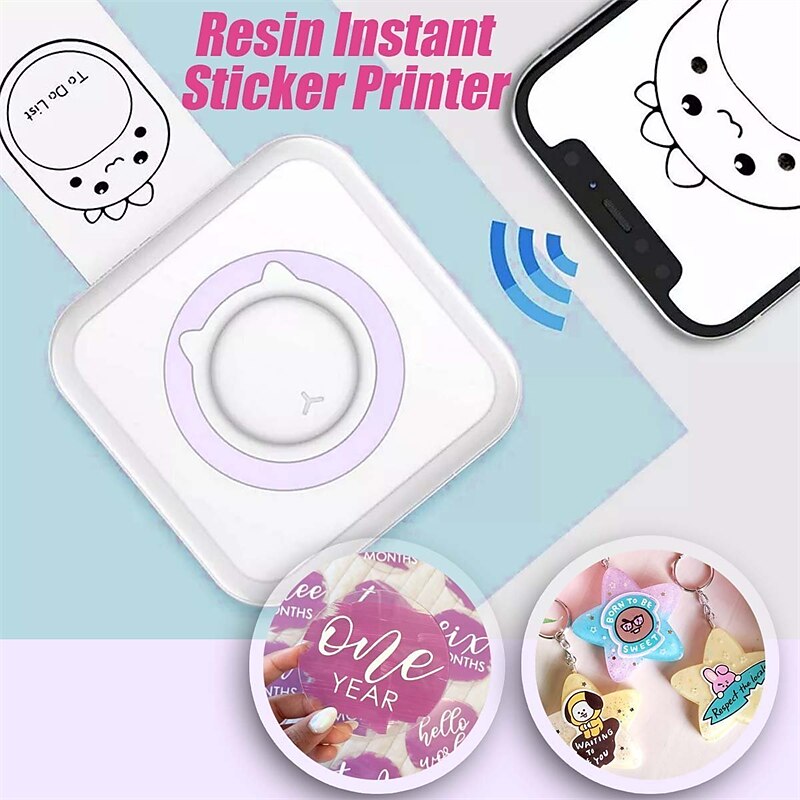 Mini Portable Thermal Printer Bluetooth Connection For Mobile Phone Student Wireless Printer Error Problem Printing 2023 - US $21.49 –P3