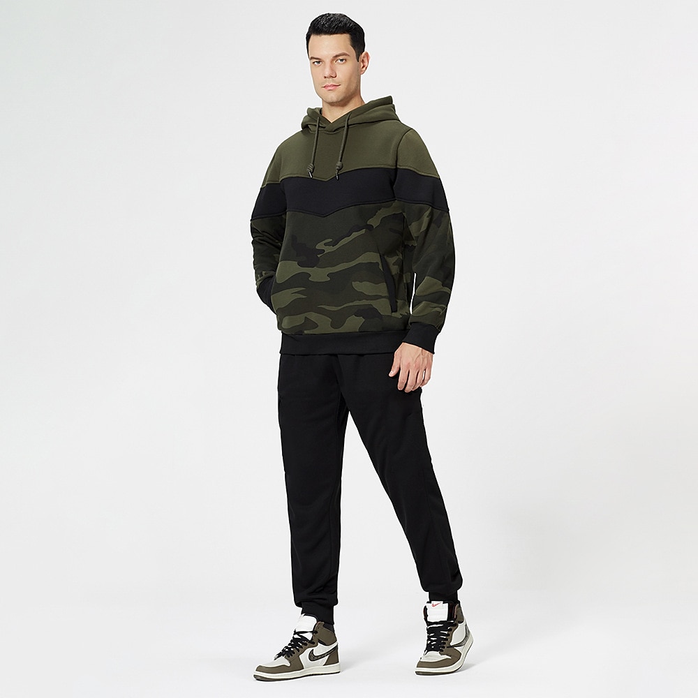 Hombre Tracksuit Sudadera 2 Piezas Calle Primavera Manga Larga Mantiene abrigado Transpirable Dispersor de humedad Aptitud física Corriendo Entrenamiento activo Ropa de deporte Ropa de Deporte Azul 2025 - $24.99 –P15