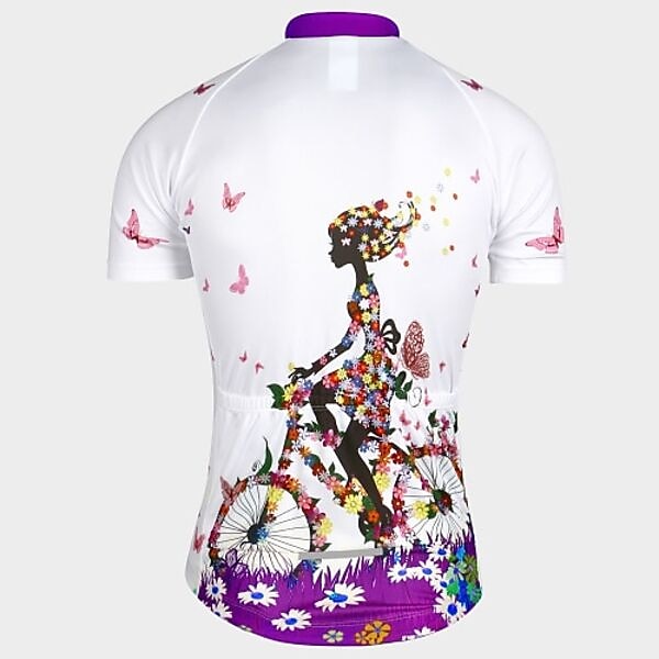 Per donna Maglia da ciclismo Manica corta Autunno Bicicletta Maglietta / Maglia Superiore con 3 tasche posteriori Ciclismo da montagna Cicismo su strada Traspirante Asciugatura rapida Design del 2025 a $28.99 –P15