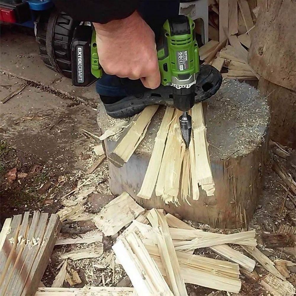 Firewood Log Splitter Drill Bit Hex Shank Removable Wood Splitter Drill Bits Heavy Duty Drill Screw Cone Driver 38mm/42mm/45mm (1.475"/1.625"/1.75") 2025 - $15.99 –P3