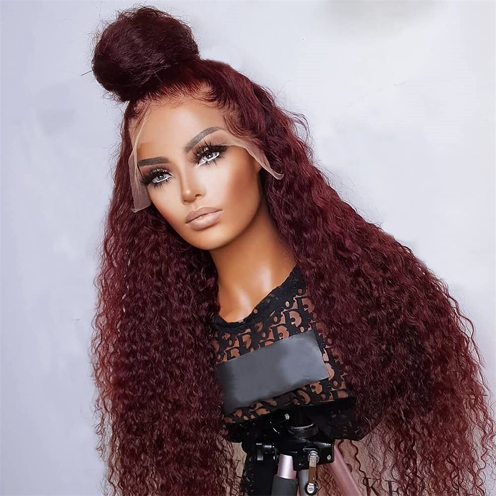 perruques vertes pour femmes remplacement de cheveux résistant à la chaleur vague de corps profonde perruque partie moyenne synthétique petite perruque de lacet pour la fête de noël perruque de fête de 2025 ? $29.99 –P14