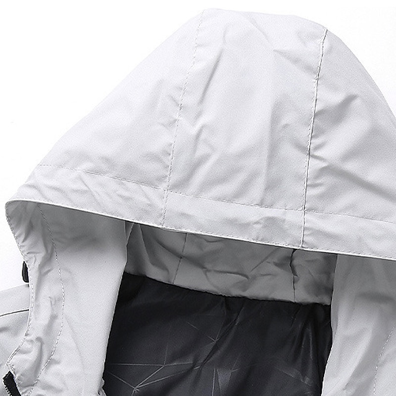 Herren Soft Shell Jacke übergangsjacke Ausgehen Windjacke Tasche Ganzjahres Einfarbig Freizeit Mit Kapuze Schwarz Dunkelblau Grau Jacken 2026 - $38.99 –P7