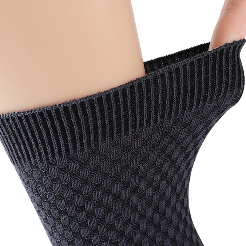 Męskie 3 pary Skarpety Skarpety uciskowe Skarpety do adidaów (Crew socks) Czarny Granatowy Kolor Solidne kolory Codzienny Sport Średnie Wiosna, jesień, zima, lato Moda Wygoda 2025 - $4.99 –P9